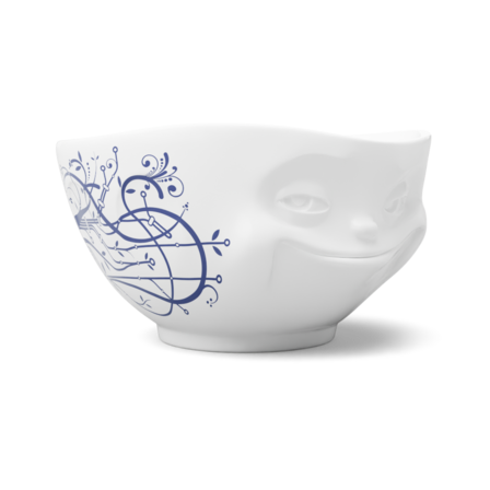 Porcelánová miska Tassen 58products 500 ml Grinning Connected | modrá – detail produktu